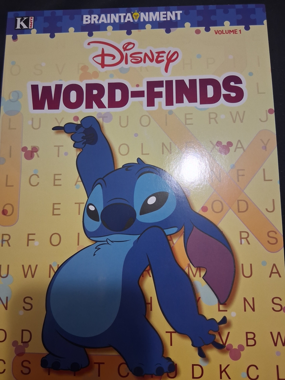 New Disney Stitch Word-Finds Puzzle Book